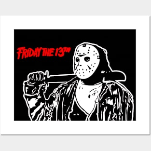 Jason Friday the 13th Posters and Art